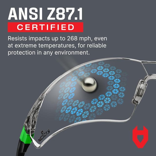 Thumbnail 4 de NoCry Clear Safety Glasses UV380