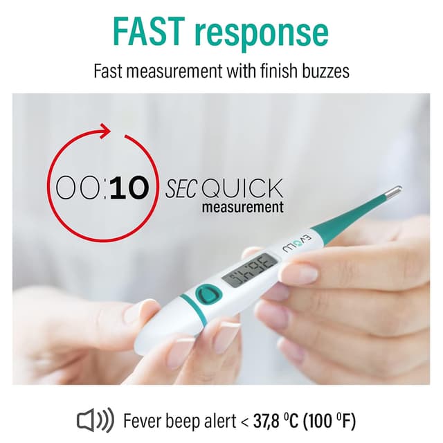 Thumbnail 2 de Evolu Flexibles Digitales Thermometer 10 Sekunden