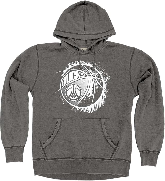 Detalle 2 de Blue 84 NBA Officially Licensed Golden State Warriors Burnout Hooded Sweatshirt