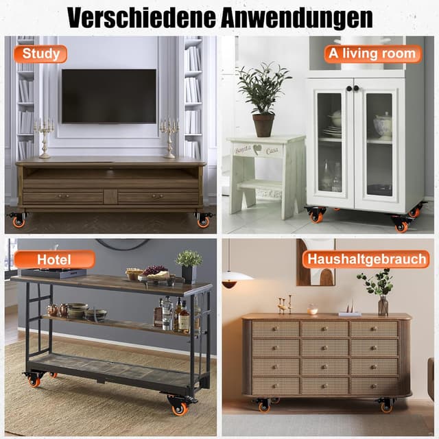 Detalle 2 de Asibaade ruote girevoli 360° 50 mm