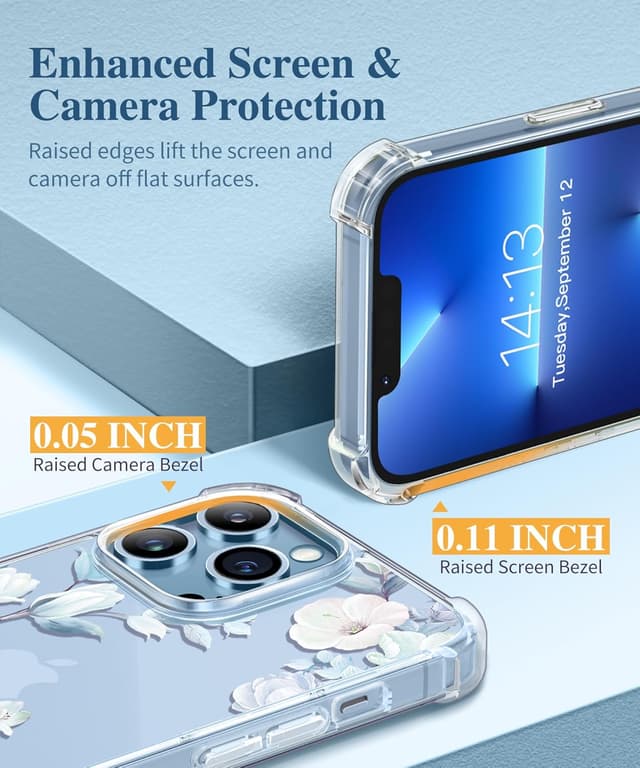 Thumbnail 4 de GVIEWIN iPhone 13 Pro Case with 6.1" Screen Protector