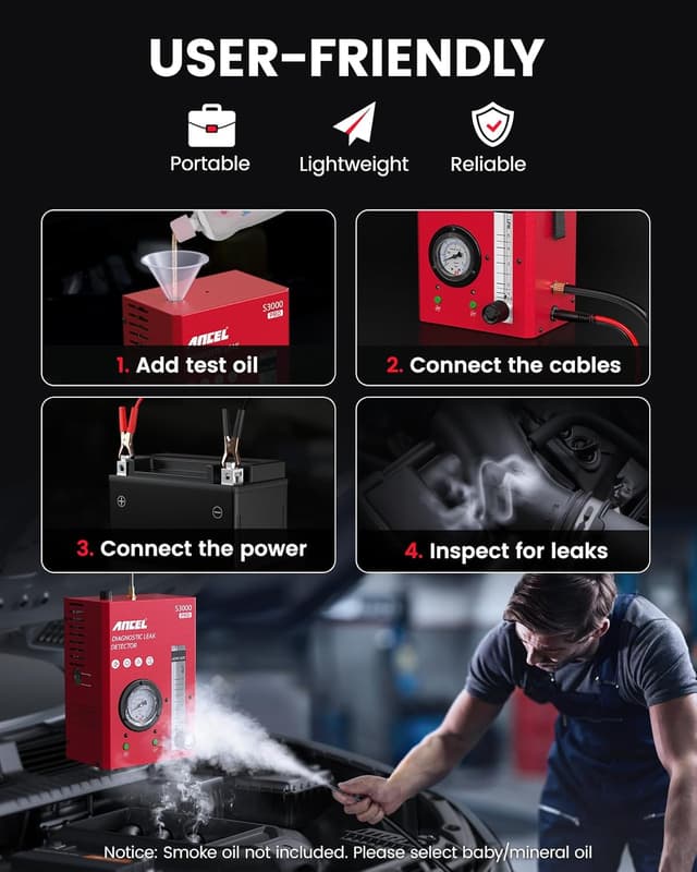 Thumbnail 3 de ANCEL S3000 PRO Smoke Machine 23pcs kit