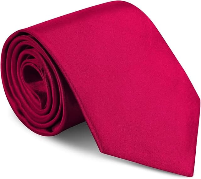 Detalle de URAQT Corbata de Hombre 8cm Color Sólido✂️ para Fiesta y Oficina