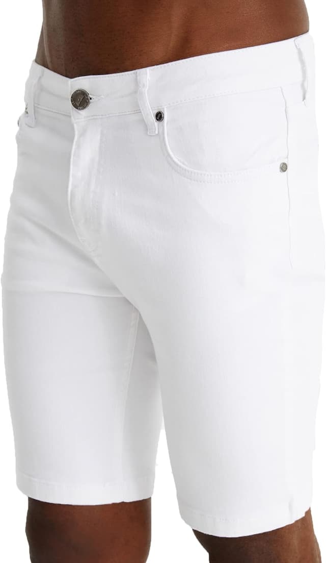 Thumbnail 6 de Leif Nelson LN-1397 Pantaloncini di jeans slim