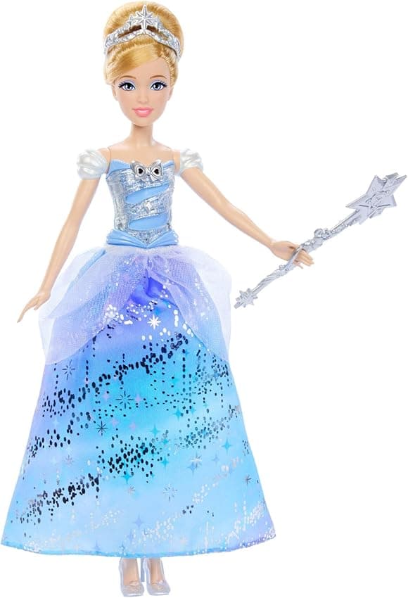 Detalle de Mattel JBF94 Cenicienta con vestido de baile y varita