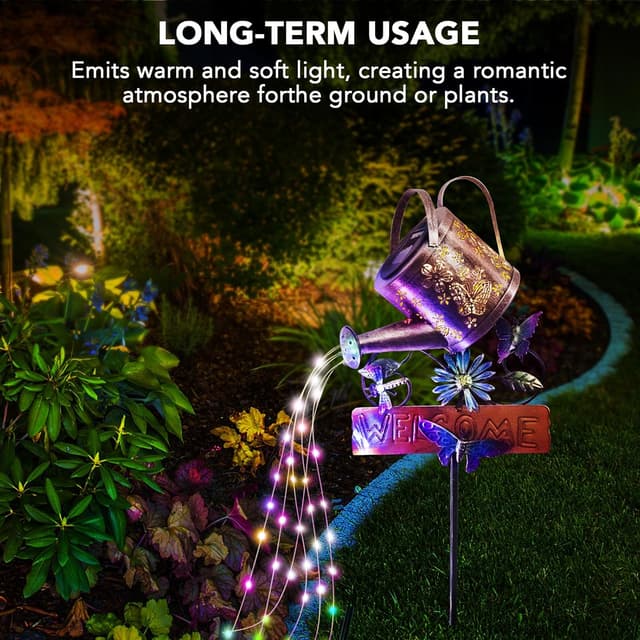 Thumbnail 3 de GLOBAL GOLDEN Solar Watering Can Light