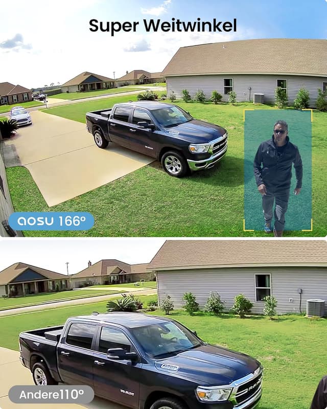 Thumbnail 6 de AOSU 2K Überwachungskamera 2er-Set