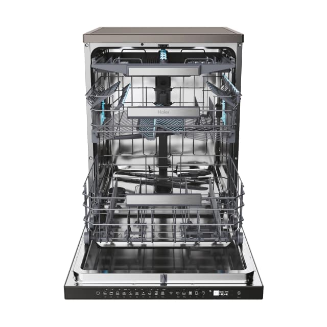 Detalle de Haier XF 4A4M4PA lavavajillas reacondicionado 14 servicios 60 cm con WiFi I-PRO SHINE y control hOn