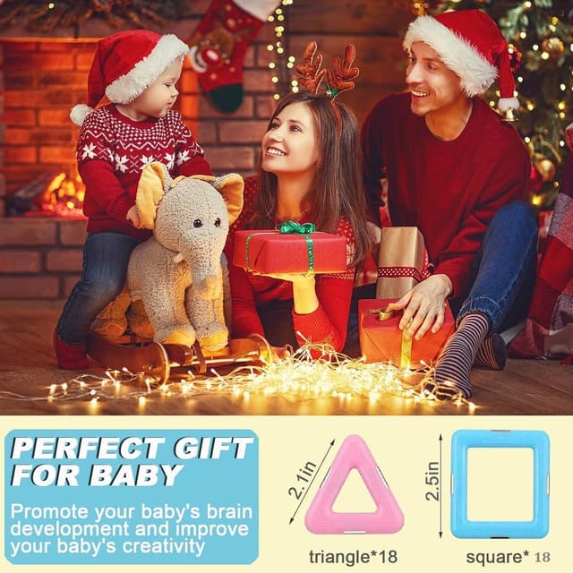 Thumbnail 5 de 38 Pezzi costruzioni magnetiche per bambini 3–8 anni 🧲