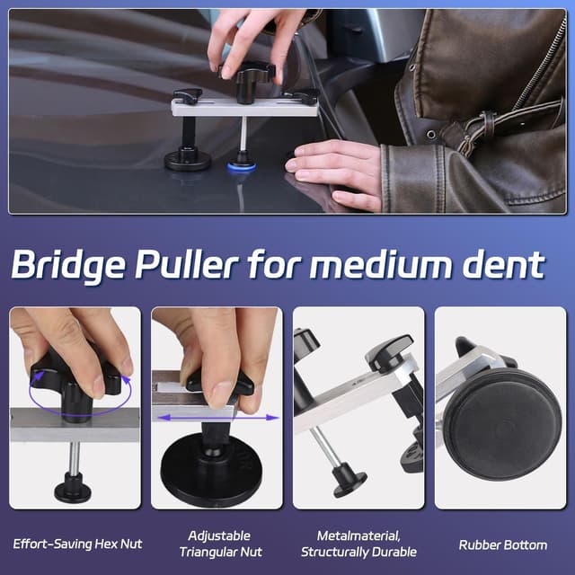 Thumbnail 4 de VEXTRO Dent Puller Kit PDR tools with Glue Gun