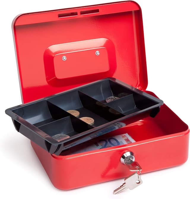 Detalle 2 de Rapesco SB0008R1 Caisse à monnaie 20 cm