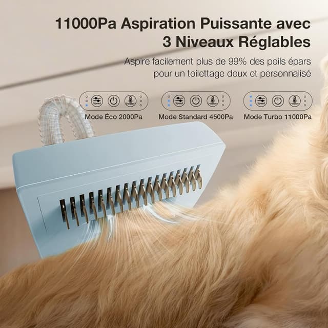 Thumbnail 4 de M1 Pro Tondeuse chien 11000Pa 2,5L