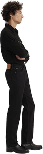 Thumbnail 9 de Levi’s 505 Regular Fit para hombre en negro (Black) 32W / 30L