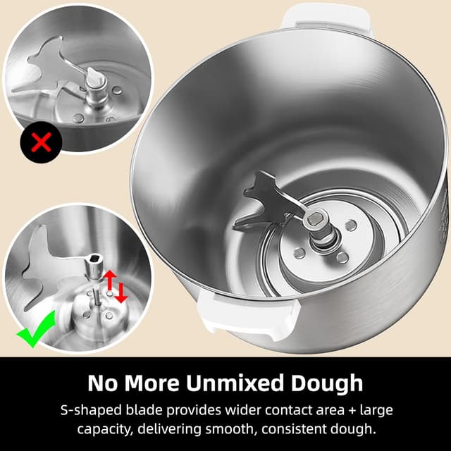 Thumbnail 6 de AIZIYO DoughChief Dough Maker (7.4QT) with Ferment Function for Pizza & Bread