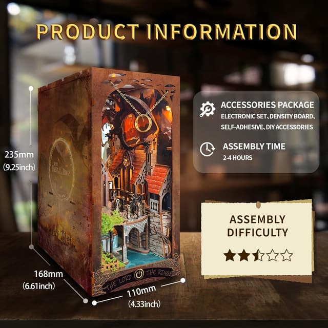 Thumbnail 1 de LUMYCE DIY Book Nook Kit Casas en Miniatura