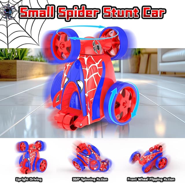 Detalle 2 de Buoeuik Mini Coche Teledirigido 360° para niños