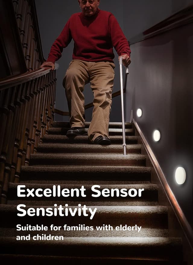 Detalle 2 de Homelist Nachtlicht mit Bewegungsmelder 3er-Set