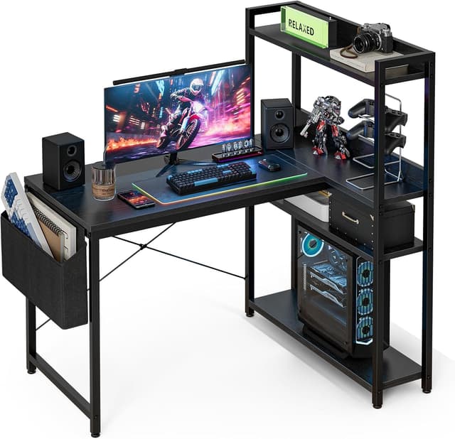 Imagen de Grandder L‑Shaped Gaming Desk 100x80 en OfertitasTOP