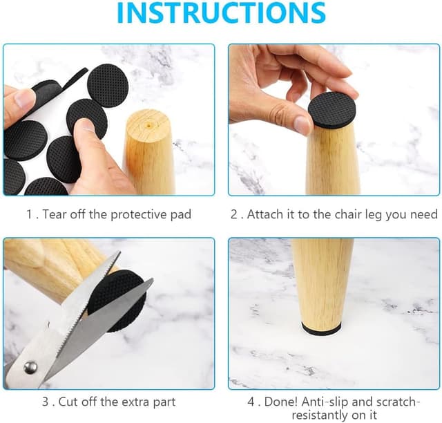 Thumbnail 4 de OSDUE 36Pezzi EVA Cuscinetti Antiscivolo 5mm