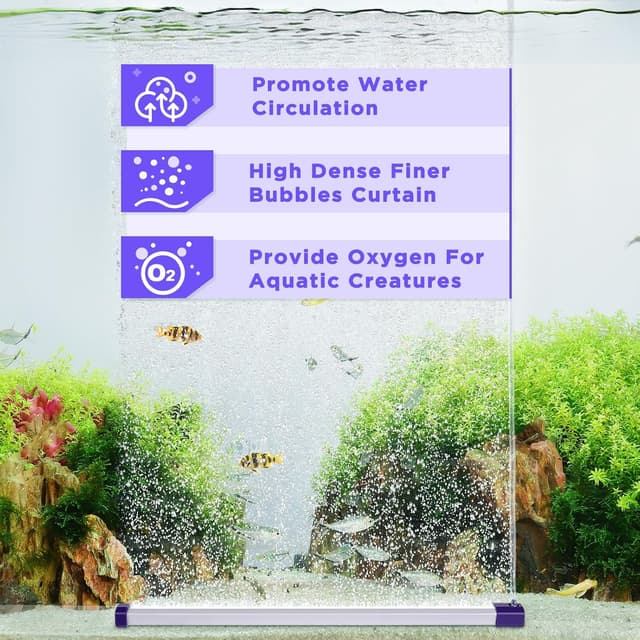 Detalle de Hygger Fish Tank Air Bubbler 43cm