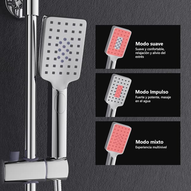 Thumbnail 2 de MORADO Column Ducha Termostática 22x22 cm