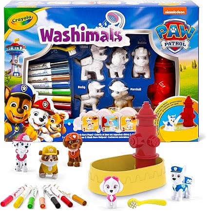 Detalle de CRAYOLA Washimals Paw Patrol 🐾 Set de Actividades con 5 Cachorros