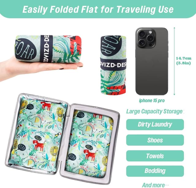 Thumbnail 2 de Dizdvizd 2-Pack Laundry Bags 60x45cm