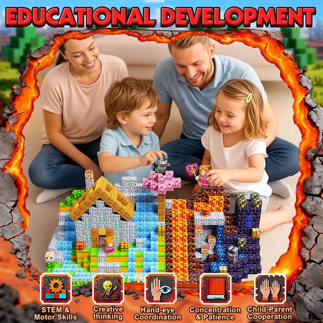 Thumbnail 4 de COOLJOYA Magnetische Bausteine 300 Teile