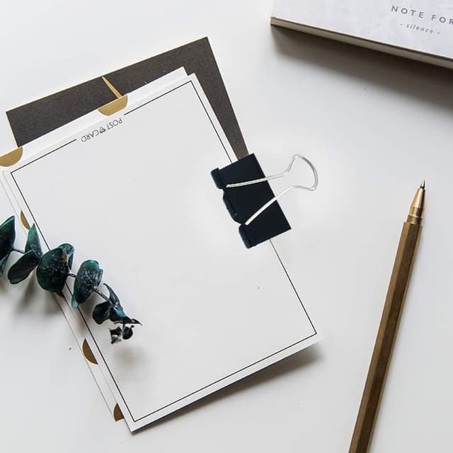 Detalle de 100 Pack Foldback Binder Clips (4 Sizes) in 15mm, 19mm, 25mm and 32mm