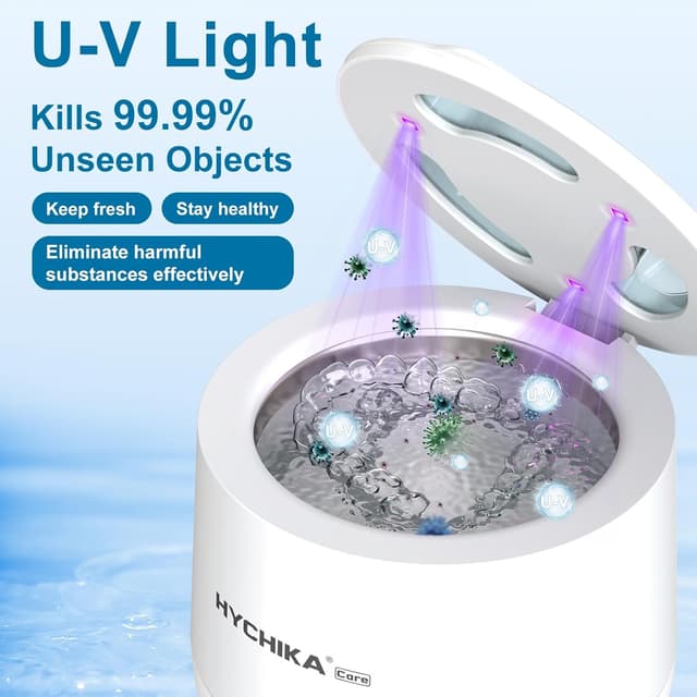 Detalle de HYCHIKA Ultrasonic Retainer Cleaner 45kHz