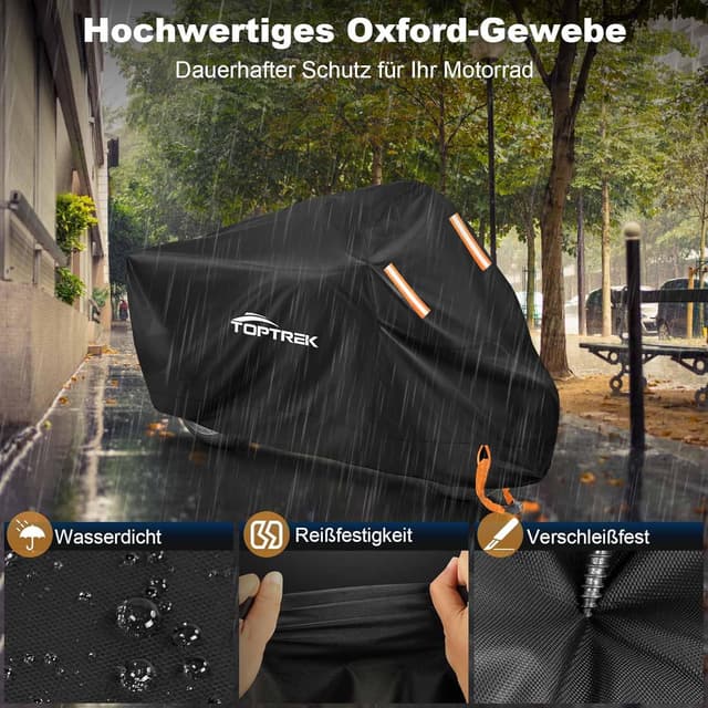 Thumbnail 2 de toptrek Motorrad Abdeckplane 245x105x125 cm
