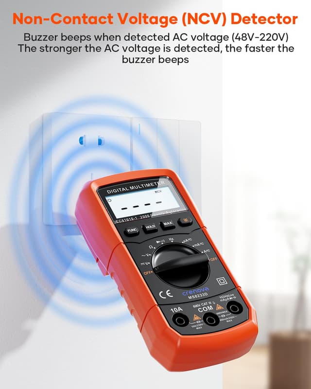 Thumbnail 6 de Crenova MS8233D multimeter 6000-count