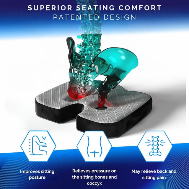 Thumbnail 1 de Healthfix® Orthopädisches Sitzkissen 85-135 KG