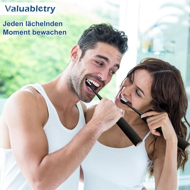 Thumbnail 6 de Sdiveson 16 Whitening Clean Ersatzbürsten für Philips Sonicare (Snap-in) – 8 weiße & 8 schwarze Bürstenköpfe