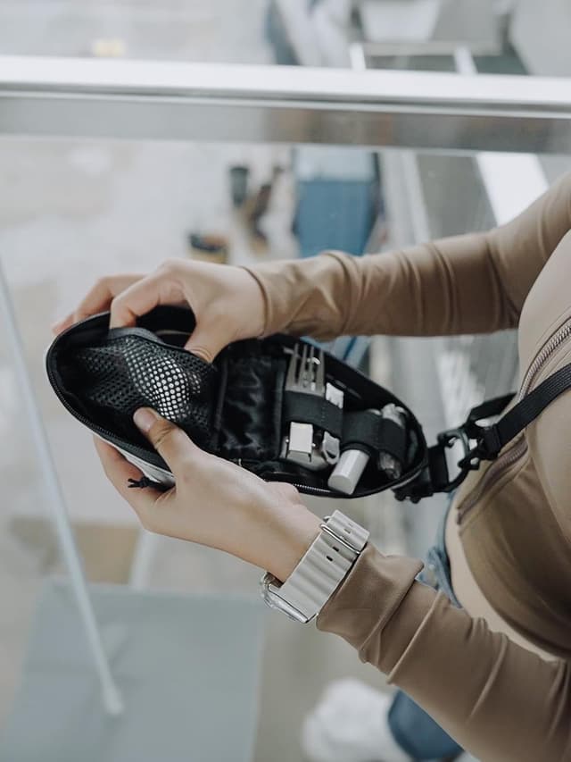 Thumbnail 6 de TACTICAL_GEEK Storage A8 Mini EDC Tasche – kompakte Organisations- und Utility-Reißverschlusstasche mit Riemen