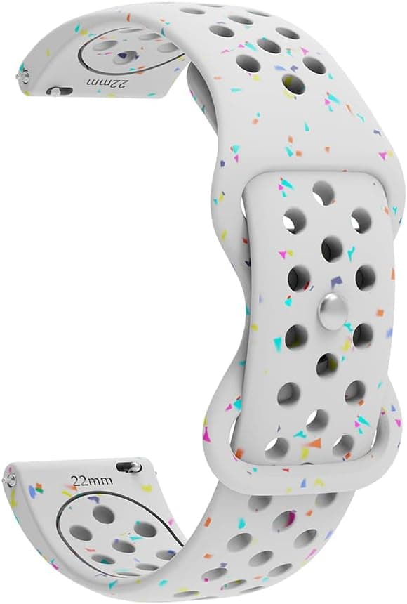 Detalle de BYISYUE Sport Watch Strap 22mm breathable silicone