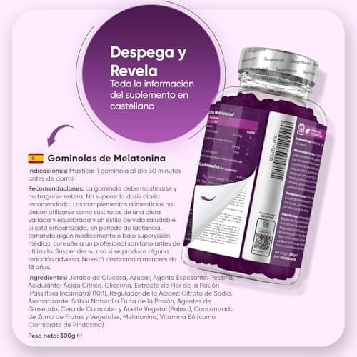 Thumbnail 5 de WeightWorld Melatonina Gominolas 120 U