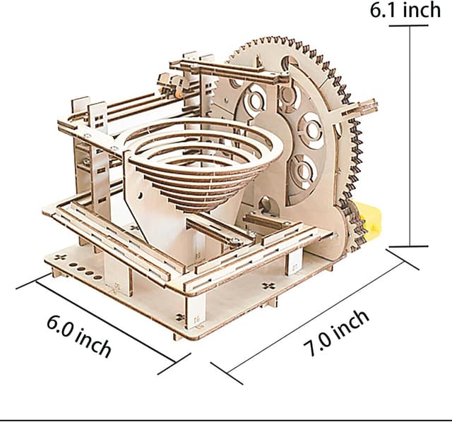 Detalle 2 de 3D Marble Run Puzzle for Adults STEM