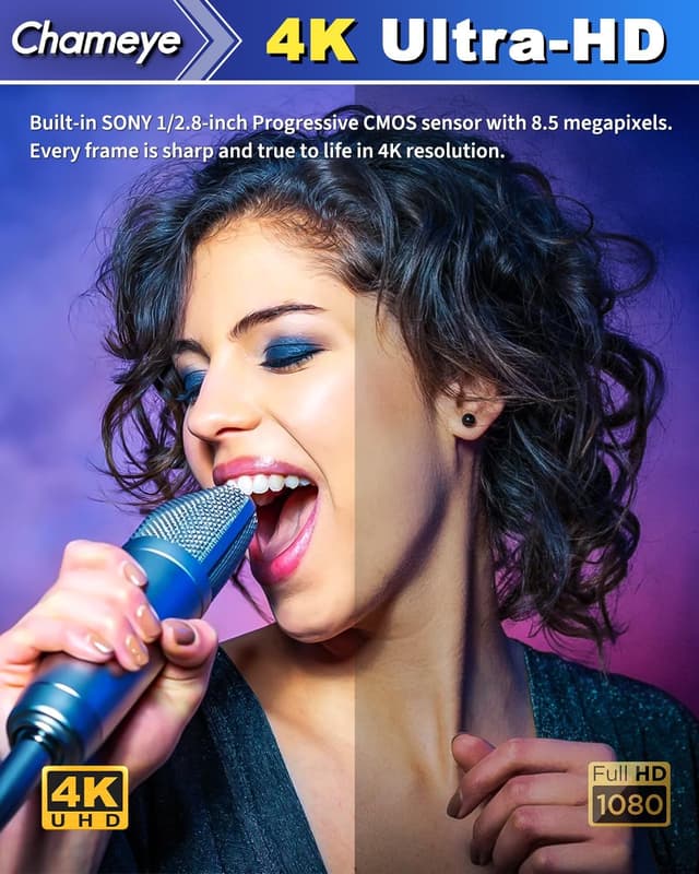 Thumbnail 2 de Chameye C420 Caméra PTZ 4K Zoom 20x