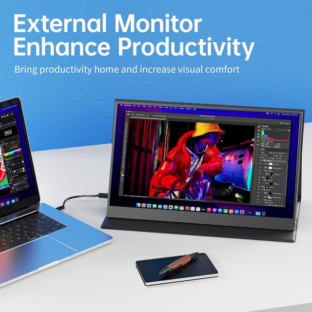 Thumbnail 1 de VisionOwl Portable Monitor 15.6" 1080P