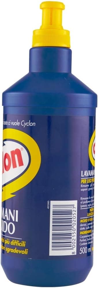 Detalle de Cyclon Lavamani Liquido 500 ml: crema lavamani per officina e fai da te