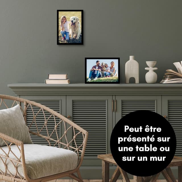 Thumbnail 3 de Americanflat Cadre Photo 15x20 noir 2 pcs