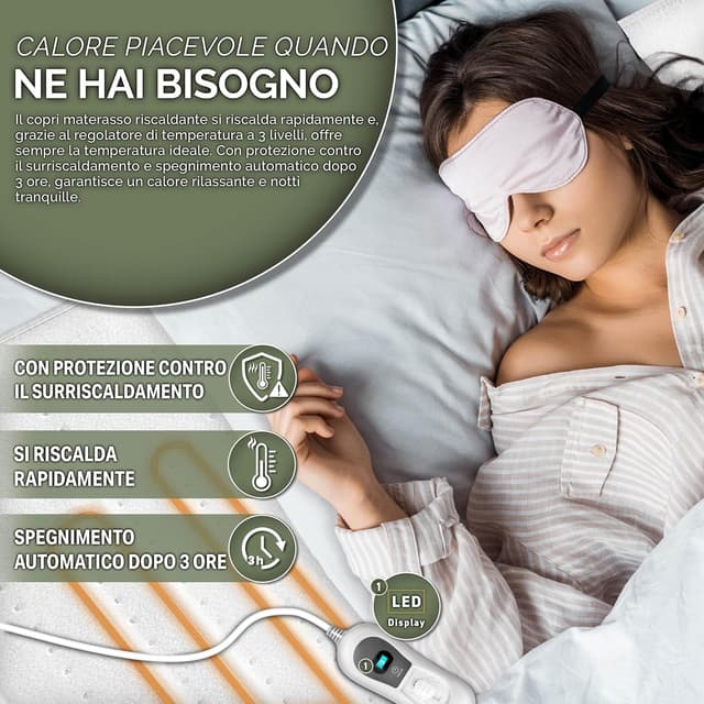 Detalle 2 de sinnlein Sottocoperta Elettrica 160x140 cm