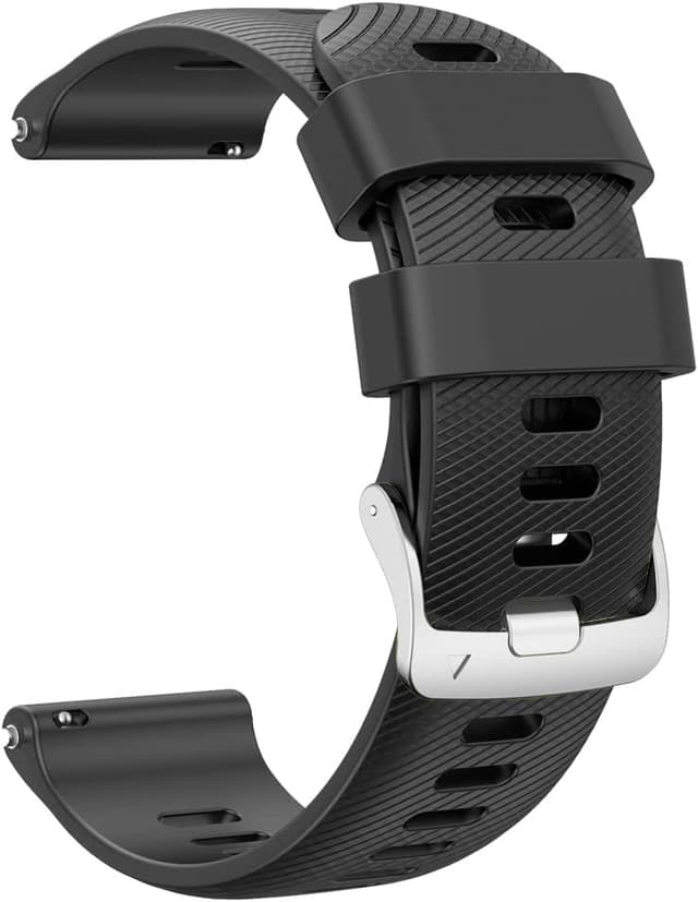 Detalle de ANBEST cinturino sportivo in silicone da 22 mm compatibile con Forerunner 255, Vivoactive 4, Venu 2 e altri smartwatch