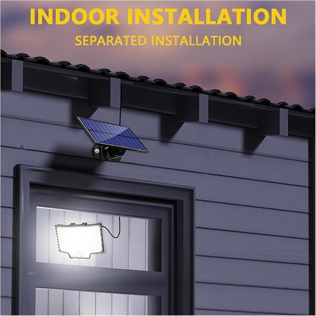 Thumbnail 6 de Haokiang Solar Security Lights 2000lm 270°