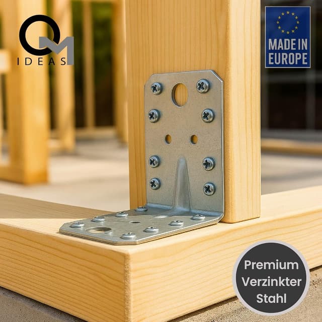 Detalle 2 de OMIDEAS Winkelverbinder 12er Set 70 mm