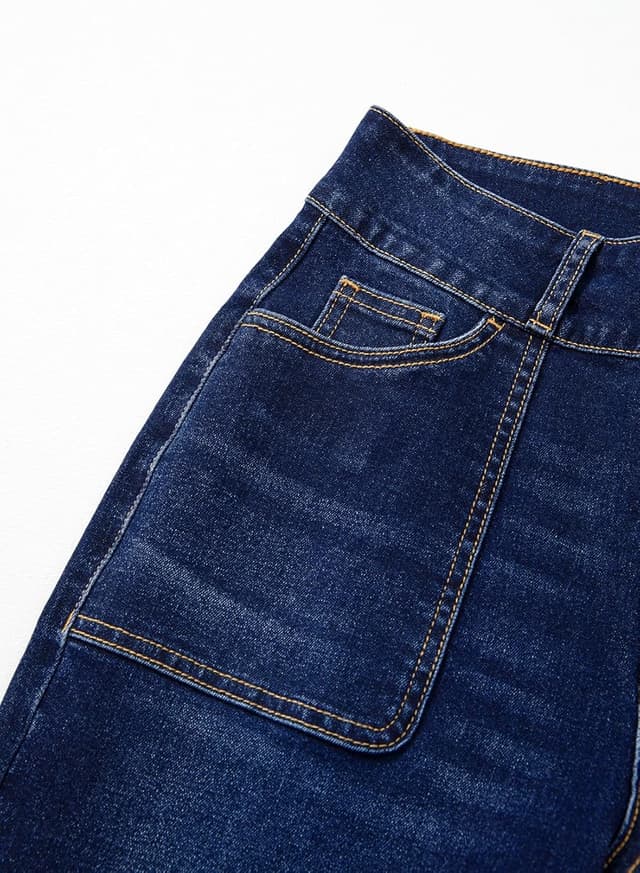 Thumbnail 5 de Sidefeel Wide Leg High Waisted Jeans