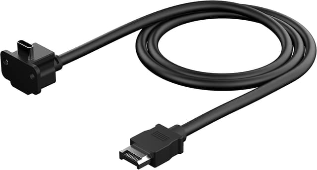 Detalle 2 de Fractal Design USB‑C 10Gbps Kabel für Meshify 2 Lite & Compact – für schnelle Datenübertragung