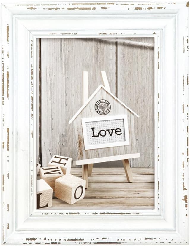 Detalle de ZEP Rivoli Blanc cadre photo en bois 10x15 SY946W