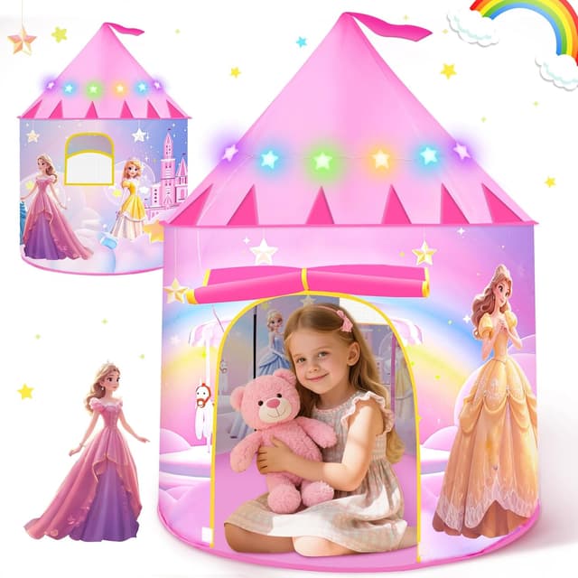 Thumbnail 6 de Pop Up Tent for Girls: Unicorn Playhouse for 3–7🎪